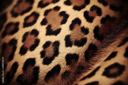 Leopard skin texture for background. Neural network AI generated art photo