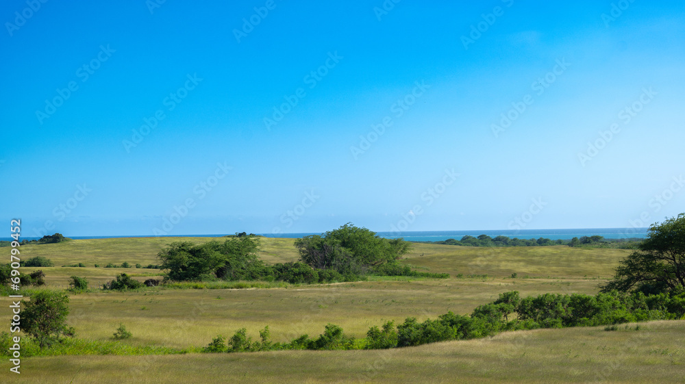 Landscapes of  Cabo Rojo Puerto Rico sites, beautifull nature view