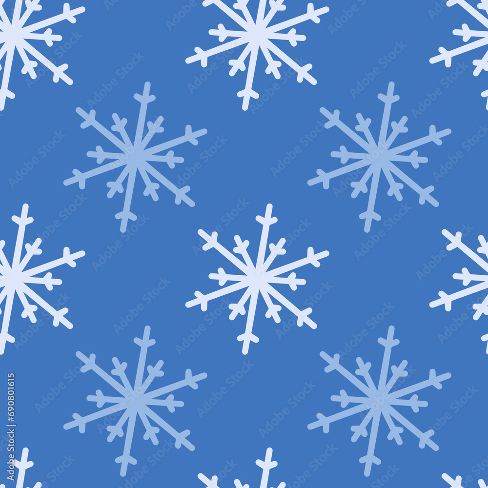 Seamless Snowflake Background. Winter pattern. Seamless Snowflake Background. Winter pattern.