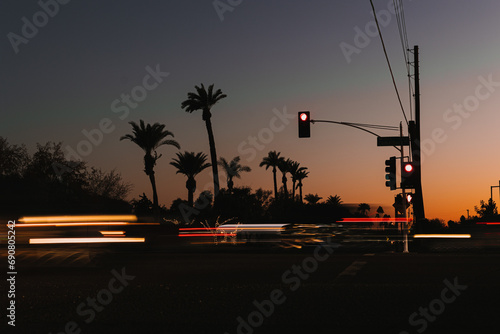 sunset in the city - Phoenix, Arizona photo