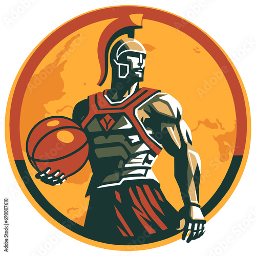 Spartan Basketball Player photo