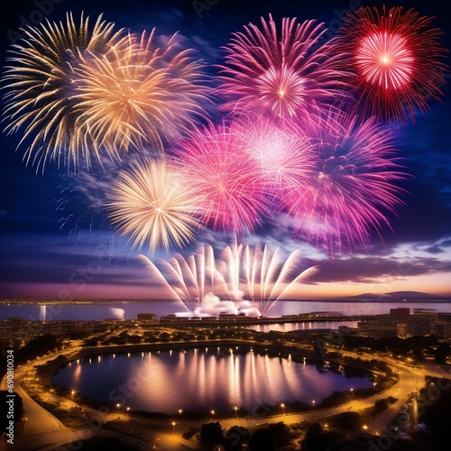 festive, fireworks, holiday, celebration, joy, symbols of peace