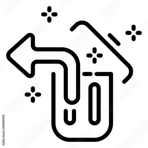 restore icon, line icon style