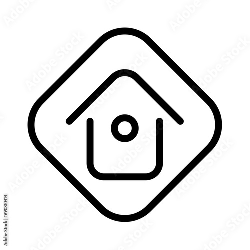 home icon, line icon style