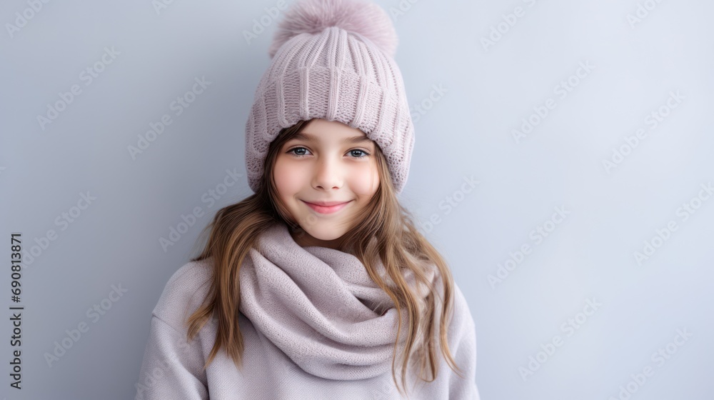 Snowy Smiles and Style. An elegant portrayal of a cheerful young girl embracing winter in fashionable clothes and hats. Snowy Smiles and Style. An elegant portrayal of a cheerful young girl embracing winter in fashionable clothes and hats.