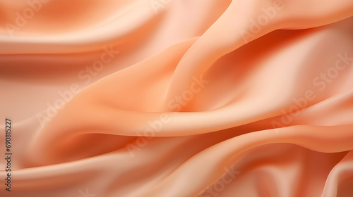 soft peach fabric folds texture: peach fuzz 2024 Color 