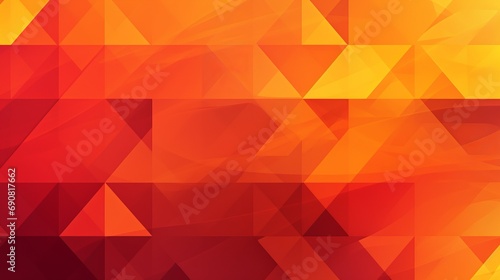 Yellow orange abstract background for design. Geometric shapes. Triangles, squares, stripes, lines. Color gradient. Modern, futuristic. Light dark shades. Web banner. Modern, futuristic.Design concept