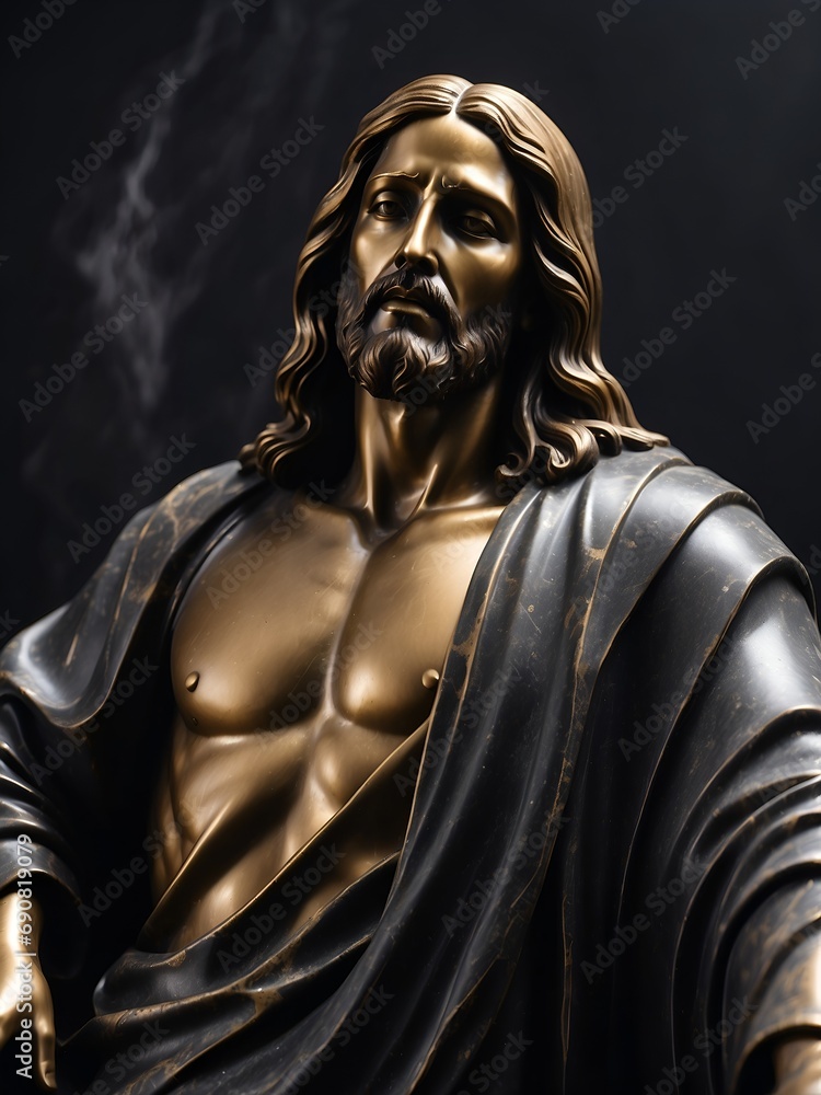 A Statue of Jesus. Generative AI A Statue of Jesus. Generative AI