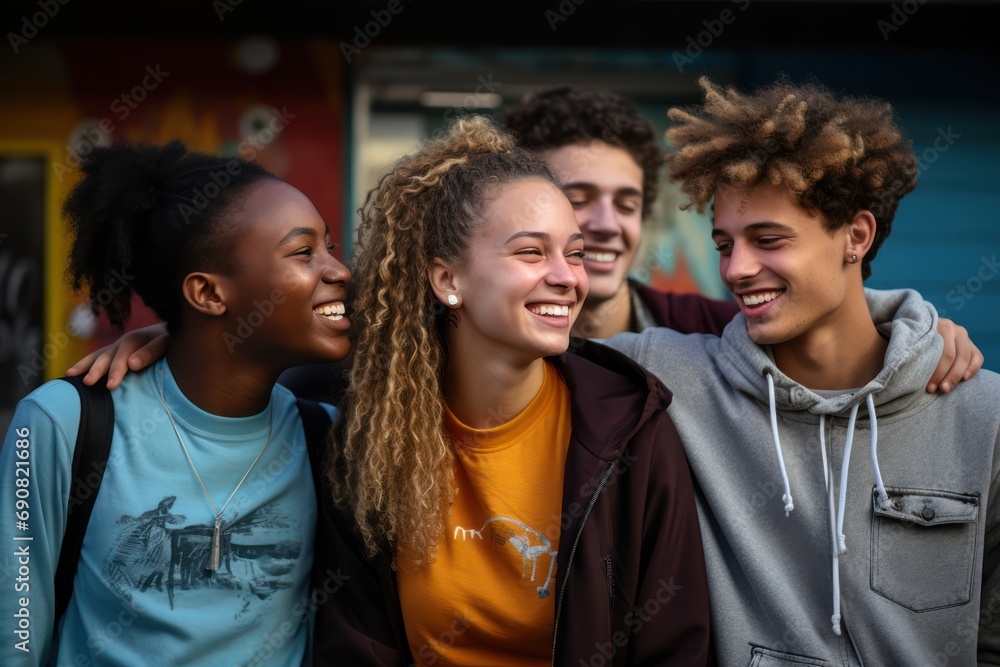 High School Students A Candid Snapshot Capturing The Camaraderie And high-school-students-a-candid-snapshot-capturing-the-camaraderie-and