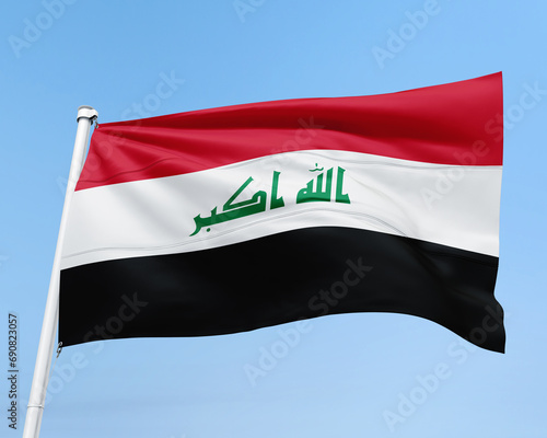 FLAG OF THE COUNTRY OF IRAQ