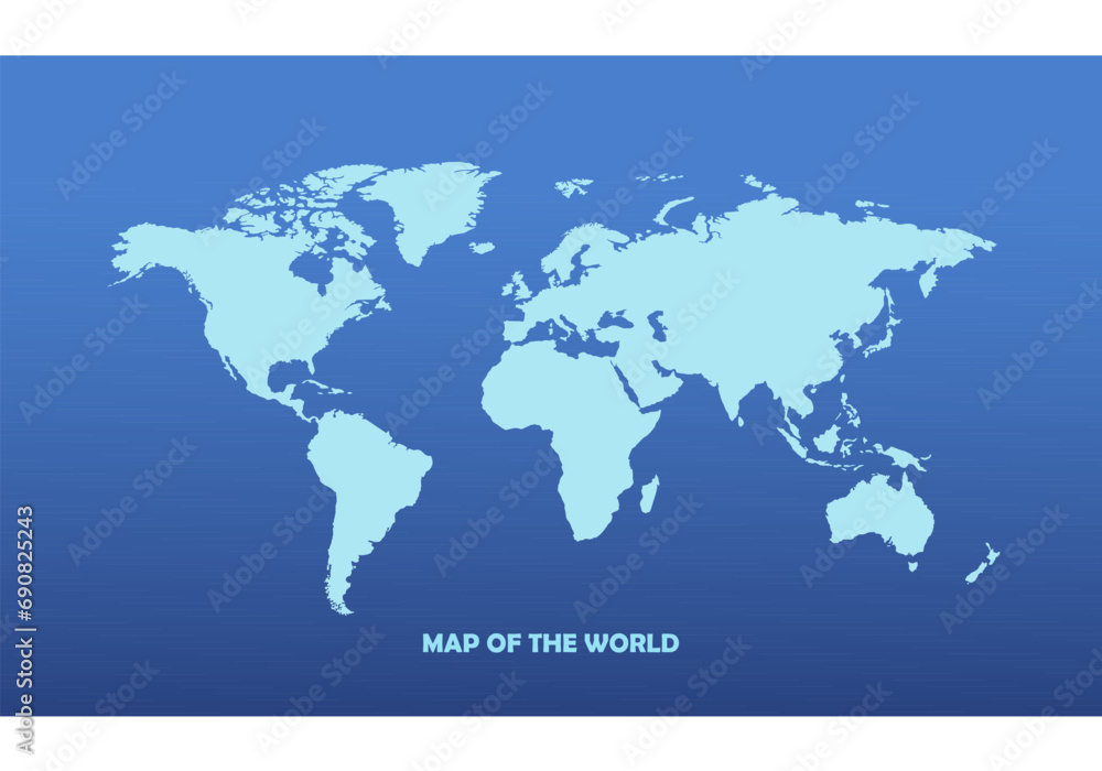 Map of the world illustration
