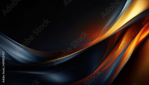 Abstract wave background with 3d style