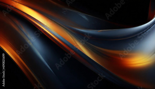Abstract wave background with 3d style