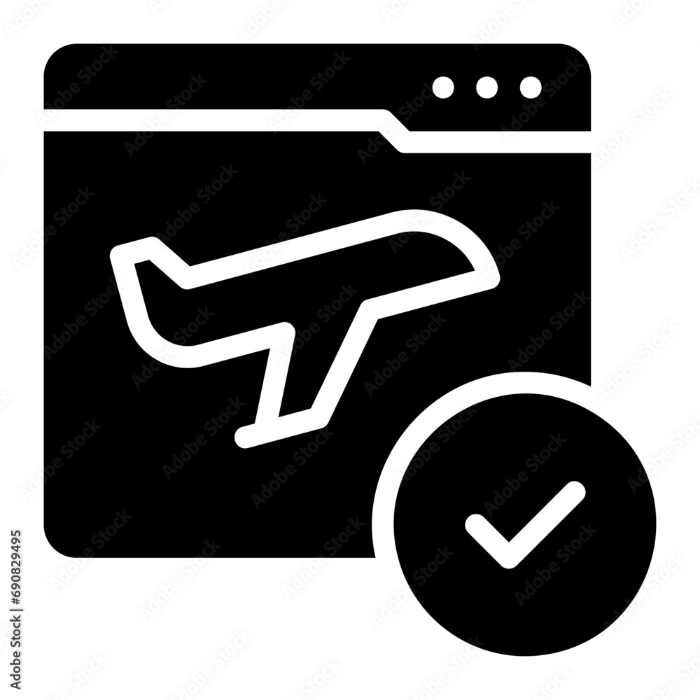 on time glyph icon on time glyph icon