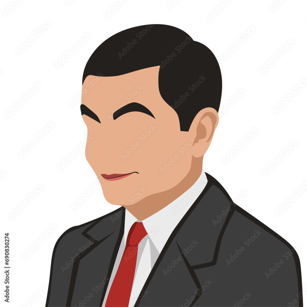 illustration of a faceless man wearing a red tie and neat jacket illustration of a faceless man wearing a red tie and neat jacket