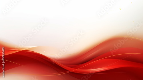 赤いグラデーションの波形 photo