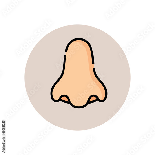illustration of medical set icons such as body anatomy