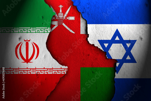oman between iran and Israel