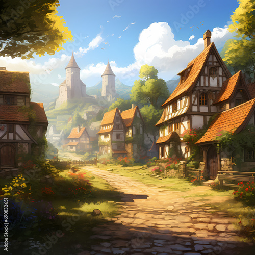 A charming village in the countryside