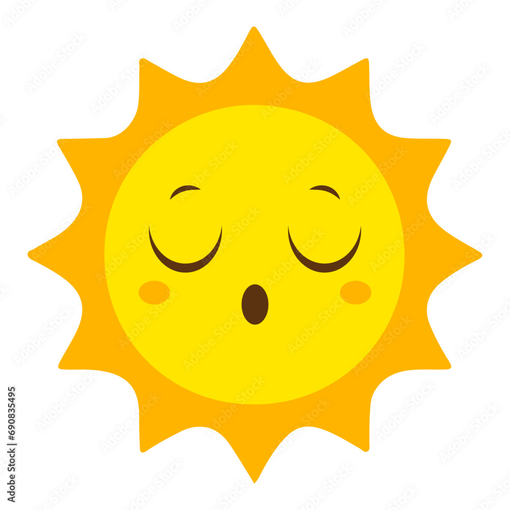 Sun Yellow Vector