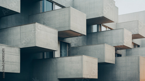 Architectural Harmony: Minimalist Cityscapes, Generative AI © Adolfo Perez Design
