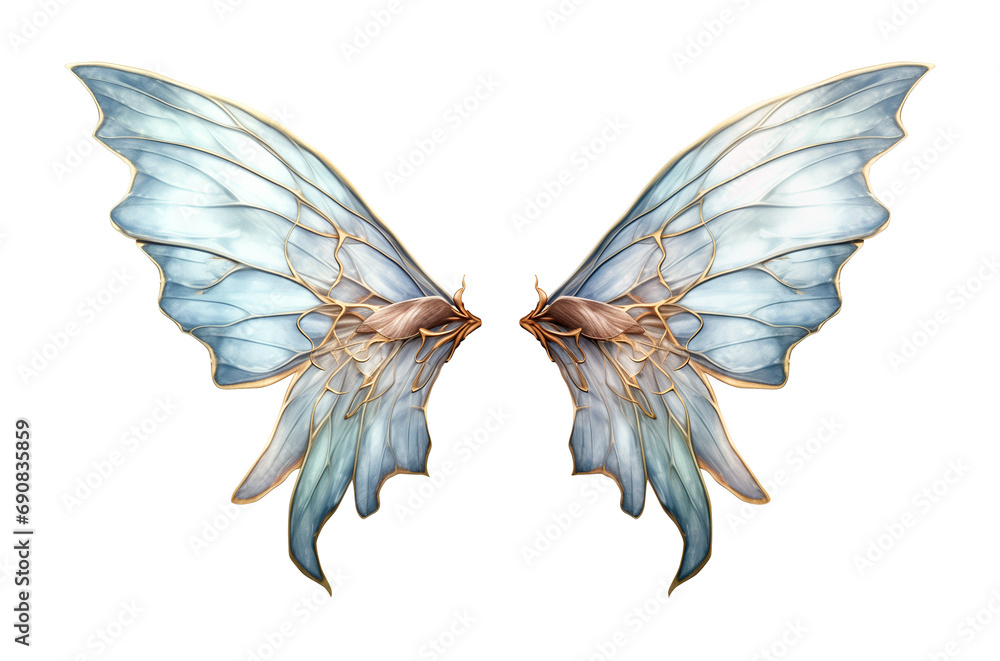 Fairy Wings Isolated on Transparent Background
 - obrazy, fototapety, plakaty 
