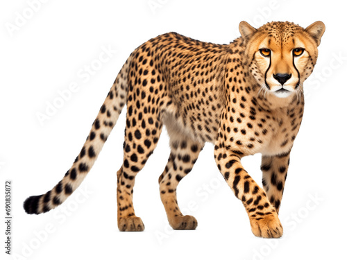 Cheetah Isolated on Transparent Background
 photo