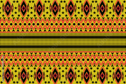 Ikt pattern Abstract seamless texture folwer vector background. Vector illustration.