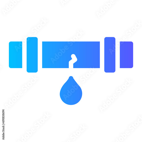 leakage gradient icon