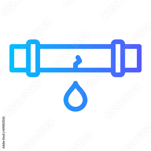 leakage gradient icon