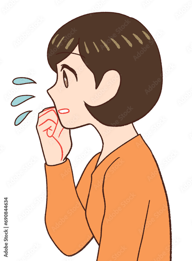 心配するお母さん 心配するお母さん