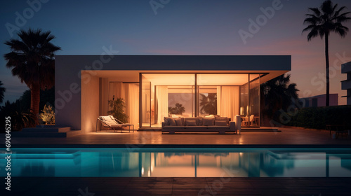 Coastal Grandeur: California Dream Home, generative ai © Adolfo Perez Design