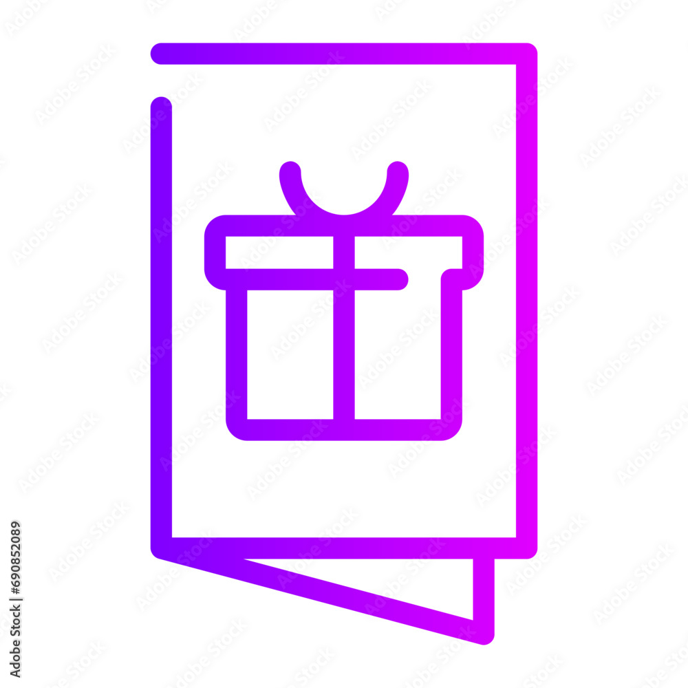 gift card gradient icon gift card gradient icon
