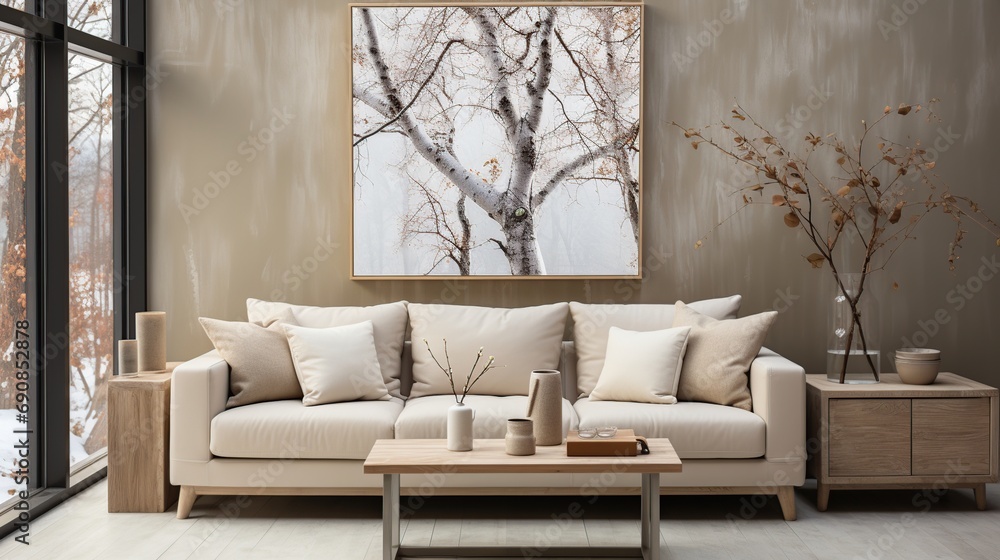 Sophisticated Nordic home decor magazine cover design featuring modern rustic Scandinavian interior and vintage stylish lifestyle. Sophisticated Nordic home decor magazine cover design featuring modern rustic Scandinavian interior and vintage stylish lifestyle.