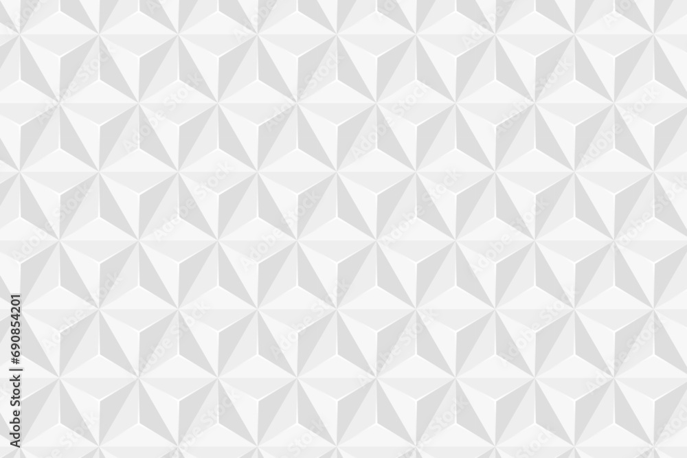 Abstract 3D geometric backgrounds. 3D templates of gray and white shapes. Templates for banner, cover, poster, postcard. Optical 3D art Abstract 3D geometric backgrounds. 3D templates of gray and white shapes. Templates for banner, cover, poster, postcard. Optical 3D art