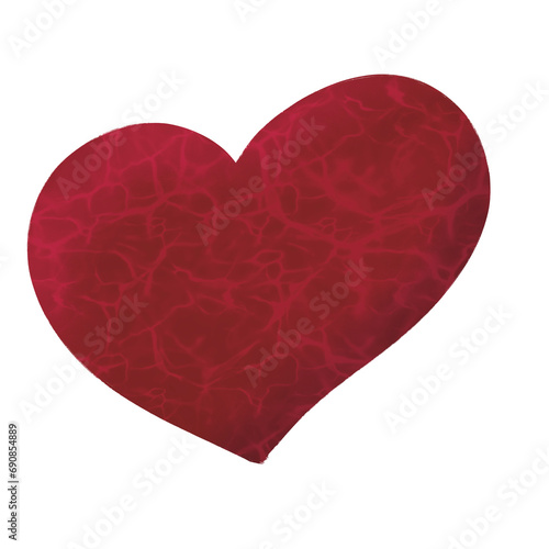 red heart