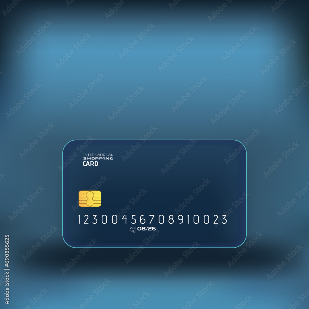 debit, credit card money financial security for online shopping, online payment credit card with payment protection concept, business finance, online banking and online shopping, Front view, blue. debit, credit card money financial security for online shopping, online payment credit card with payment protection concept, business finance, online banking and online shopping, Front view, blue.