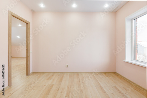 unfurnished house or apartment in bright colors