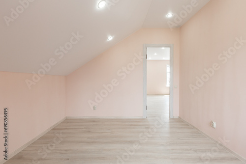 unfurnished house or apartment in bright colors