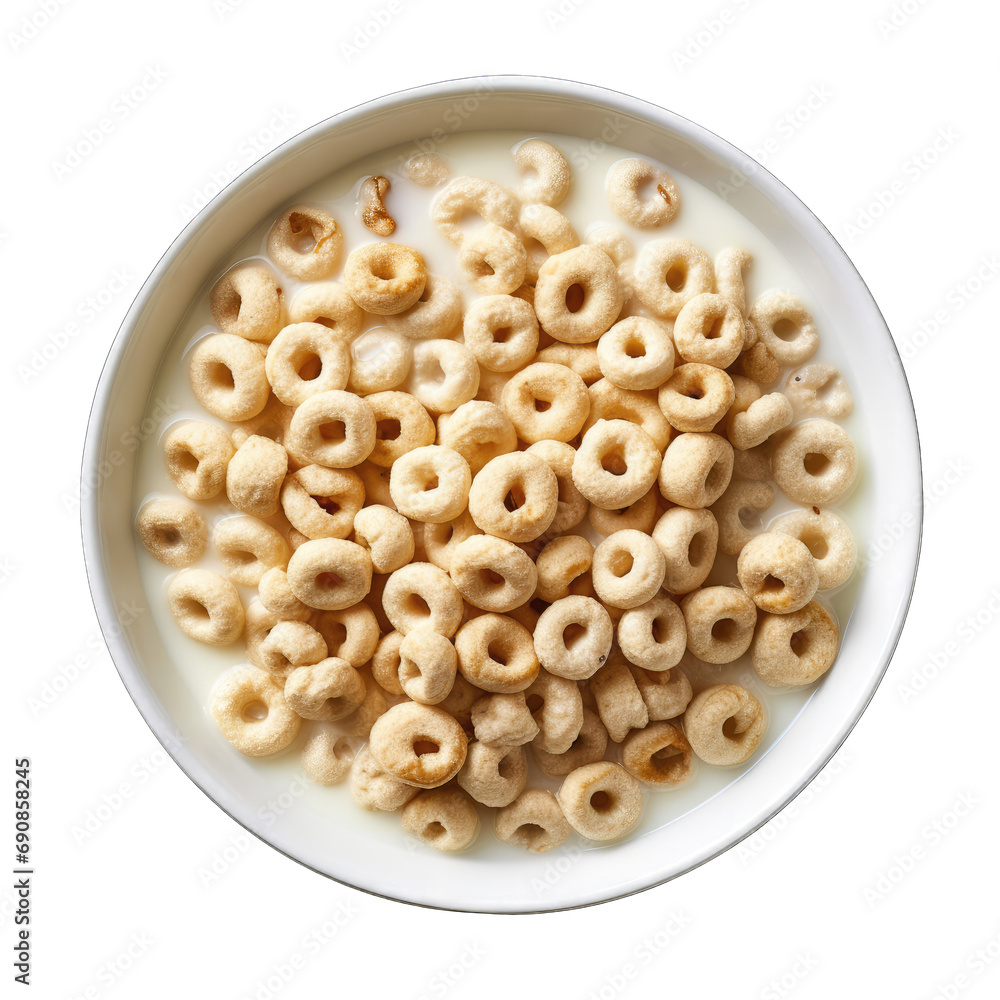 Cereal with Milk transparent background Cereal with Milk transparent background
