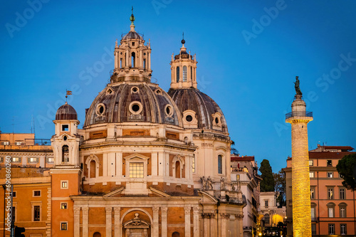 Church of the Most Holy Name of Mary and Santa Maria di Loreto, Rome © PhotoSpirit