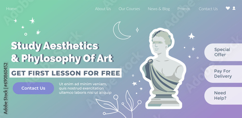 Study aesthetics and philosophy of art, website