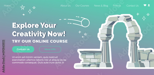 Try online course for creativity, lessons web