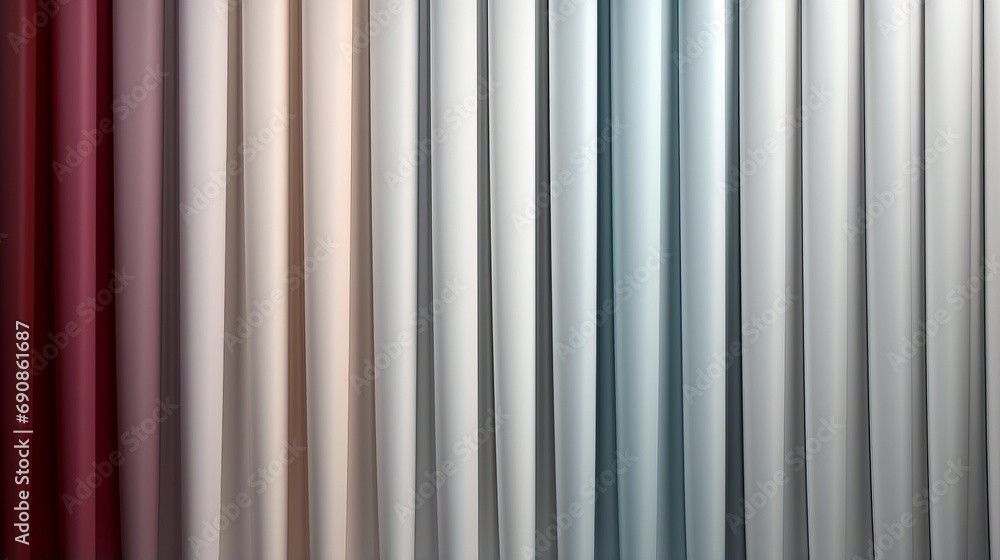 Obraz premium Vibrant lines of abstract art dance across a curtain, drawing the viewer into a world of imagination and wonder