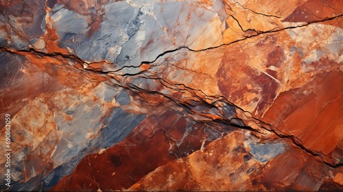 A stunning abstract painting of a brown rock, capturing the wild beauty and fluidity of nature in its raw form