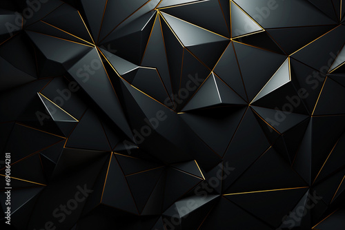 Background wall Black color in geometric and black hawk, random, pattern.  For background design projects.
