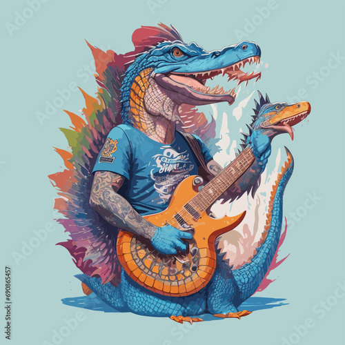 2d vector illustration t shirt design woman animal craw  deer face mask print with element carnival