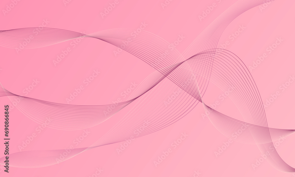 abstract pink smooth lines wave curves with smooth gradient background abstract pink smooth lines wave curves with smooth gradient background