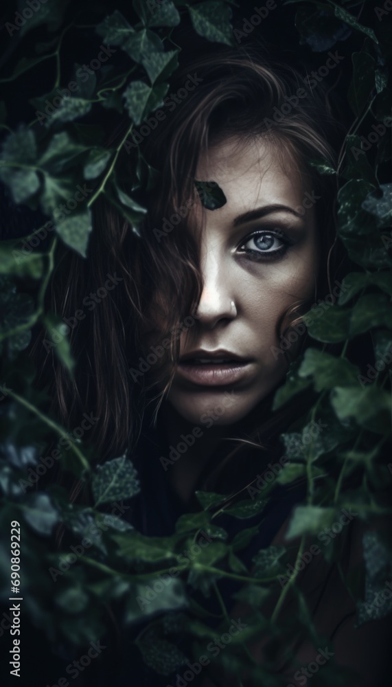 Mystery in Her Eyes: Nature's Intimate Portrait Mystery in Her Eyes: Nature's Intimate Portrait