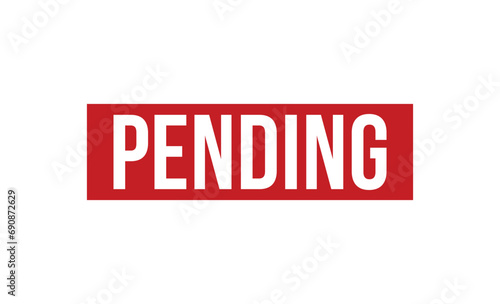 pending stamp red rubber stamp on white background. pending stamp sign. pending stamp.